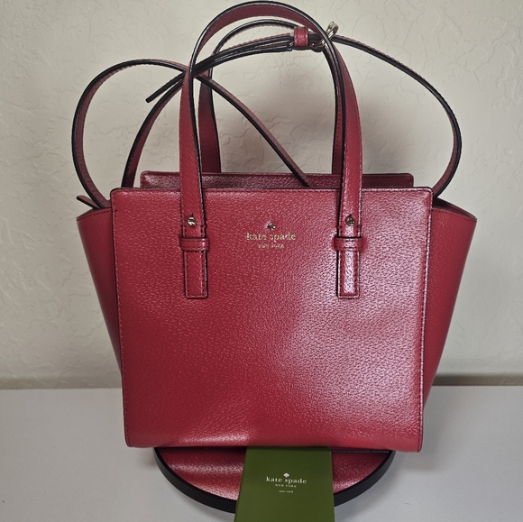 Kate Spade Red Cedar Street Hayden / Watermelon Bag with Care Card